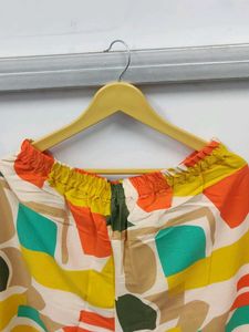 Colorful Abstract Print Kurta Set