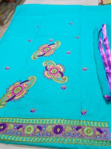 New Threads Work Suit Beautiful Duptta Pure 100%