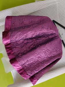 Elegant Purple Ethnic Jacket(Cape)