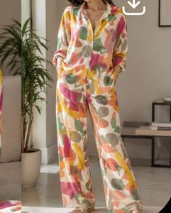 Vibrant Abstract Print Jumpsuit