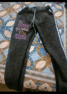 Stylish Washed Fleece Pants in 32 waist