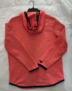 under Armour Men's Red Hooded Zip-Up Jacket