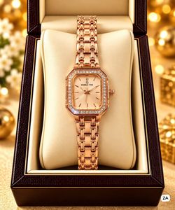 Elegant Rose Gold Tone Watch