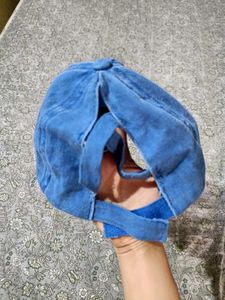 Blue Denim Baseball Cap