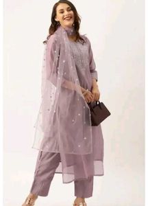 Embroidered Cotton Kurta