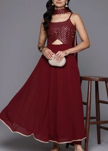 New With Tag… Maroon Kurta Top & Pant Set