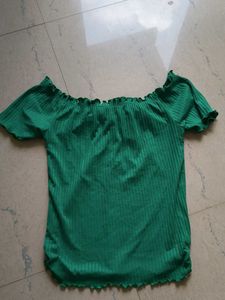 Ruching Off-Shoulder Top