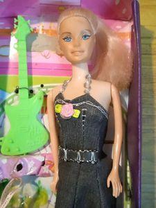 Cute Rubber Barbie Doll Set