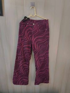 Patterned Wide Leg H&M Denims🦢