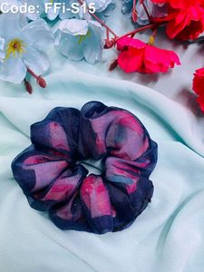 SET  of 6 different design scrunchies - SALE