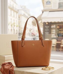 Tory Burch Tote Bag - Classic Brown Leather