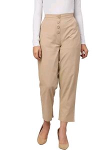 Relaxed Beige Trouser
