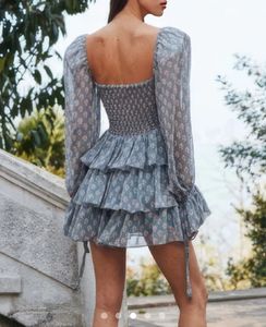 Floral Ruffle Mini Dress