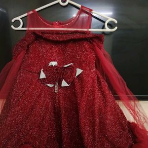 Sparkling Red Party Dress