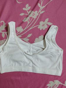 White Daisy Dee Sports Bra