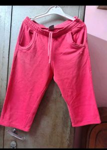 Comfy puma Pink Capri Pants