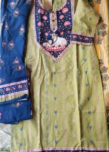 Beautifully Printed Kurta Set with Dupatta