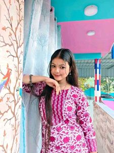 Not used totally new Burgundy Floral Kurta Set