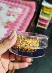 Beautiful Golden Bangle with 5 month warranty