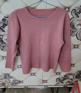 Pink Pullover Sweater