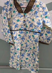 Batik Printed Cotton Kurta