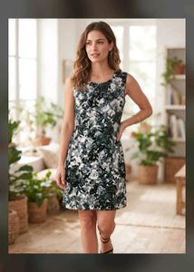 Floral Sleeveless A-Line top/dress
