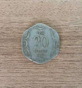 VINTAGE 20 PAISA COINS