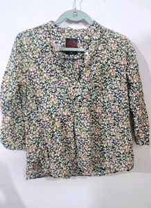 Floral Cotton Top