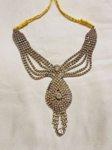 Sparkling Rhinestone Statement Necklace