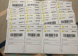 Delivery Labels - 36 Pcs