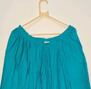 Vibrant Brocade Blouse with max skirt