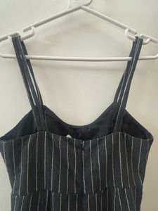 Chic Pinstripe Jumpsuit/ Culotte