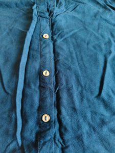 Stylish Embroidered Navy Blue Top
