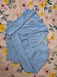 Light Blue Long Sleeve Top