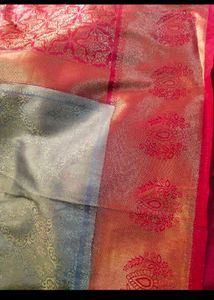 last price.   silk saree with blouse