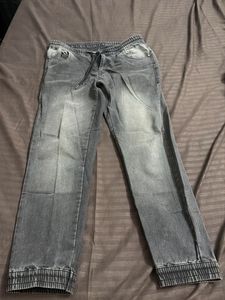 Charcoal joggers