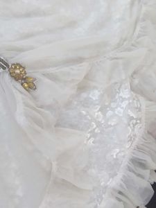 Net White Gown