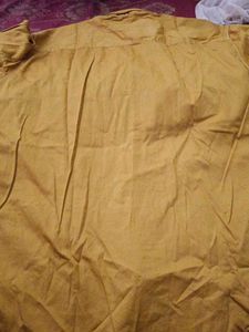 Men's Mustard Yellow Casual Shirt