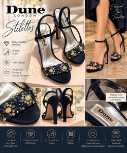 Dune Elegant Embellished Stilletoes