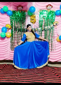 Royal Blue Ethnic Gown