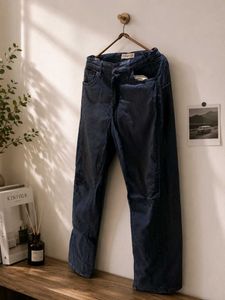 Classic Navy Blue Denim Jeans