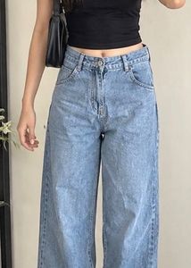 Baggy Light Wash Denim Jeans