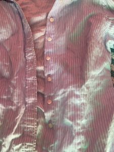 Classic Striped Button-Up Shirt Baddie /formal