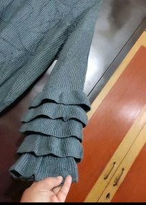 Grey Winter Top For Healthy Girl Or Woman 48 Bust