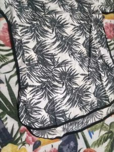 Tropical Leaf Print T-Shirt
