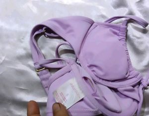Cute Lavender Bikini Set