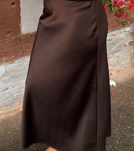 Satin Maxi Skirt