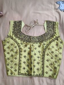 silk athenic blouse... you can wear it with lehnga