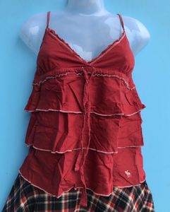 Cute Red Cami Top