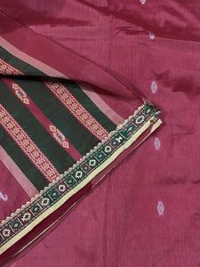 Elegant Maroon Silk Saree